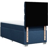  Krevet s oprugama i madracem plavi 100 x 200 cm od tkanine | shoptok.hr