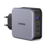 Ugreen Nexode 3 portni 140W USB-C polnilnik s PD 3.1 GaN in priloženim USB-C 240w polnilnim kablom | Shoptok.si
