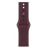 Apple watch series 12 gps + cellular 46mm radiant gold titanium case with burgundy sport band - m/l (MJGT4WF/A) Slike