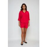 Marisse Red Cotton Shorts Cene