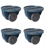 INF Vrtljiva kolesa z lepilom - 4 kosi Blue, (21872540) | Shoptok.si