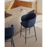 Kave Home Temno moder barski stol (višina sedeža 65 cm) Maina – | Shoptok.si
