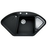 Blanco sudoper DELTA II-F InFino SILGRANIT CRNA, pribor 18/10, s dalj.upr. | shoptok.hr