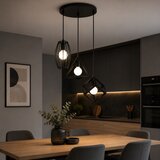  Visilica sa geometrijskim abažurima, crna | Eponuda.com