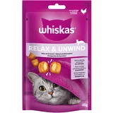 Whiskas Relax & Unwind priboljšek - Piščanec (8 x 45 g)