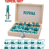 Total 12-dijelni set glodala za drvo (6 mm) (TACSR0121) | shoptok.hr