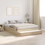  Krevet s ladicama Sonoma hrast 150 cm Konstruirano drvo | shoptok.hr