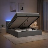  Krevet od pjene s madracem i LED-om Tamnosiva 180 x 200 cm | shoptok.hr