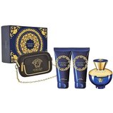 Versace ženski poklon set dylan blue femme (edp 100ml + losion za telo 100ml+ gel za tu&scaron;iranje 100ml+ torbica) cene