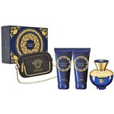 Versace Ženski poklon set Dylan Blue Femme (EDP 100ml + Losion za telo 100ml+ Gel za tuširanje 100ml+ Torbica) cene