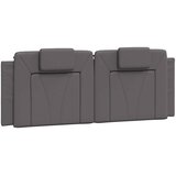  Okvir za krevet Viana bez madraca sivi 140x190 cm od umjetne kože | shoptok.hr
