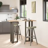  Noge za barski stol T-oblika 2 kom Crne 40x35x(110-111) cm Čelik | shoptok.hr