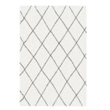  Tepih extra fleece beli /antracit 80x150cm | Eponuda.com
