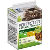 PerfectFIT Natural Vitality Adult 1+ - Piščanec in puran (36 x 50 g) | shoptok.hr