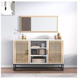  Komoda bijela 105 x 30 x 65 cm od konstruiranog drva | shoptok.hr