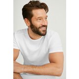 CA Muška majica, Kratak rukav, Basic, Slim Fit, Bela