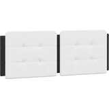  Okvir kreveta s LED-om bez madraca Zadar crno-bijeli 120 x 200 cm | shoptok.hr