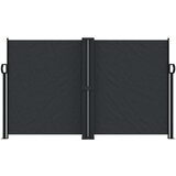  Zložljiva stranska tenda črna 140x1000 cm | Shoptok.si
