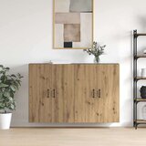  Omara za steno 2 pcs Umetni hrast 69,5 x 34 x 90 cm, (5000108330) | Shoptok.si