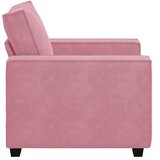 SOFA fotelja roza 100x78x84 cm baršun | Eponuda.ba