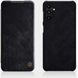 Nillkin Usnjena torbica Qin za Samsung Galaxy A13 5G / A04s - črna | Shoptok.si