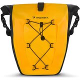 Wozinsky Vodotesna kolesarska torba, prtljažnik, 25l, rumena, (21228074) Cene