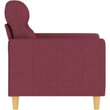  Fotelja crvena boja vina 60 cm od tkanine | shoptok.hr