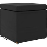  Stolica Črna 41 x 41 x 40 cm Umetno Usnje in Umetno Leseno, (5000243274) | Shoptok.si