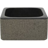  Umivaonik od riječnog kamena 30 x 30 x 15 cm crni | shoptok.hr