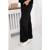 Kesi Włoski Punto set blouse + wide-leg pants black | Shoptok.si