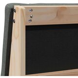 vidaXL tapecirano vzglavje temno siva 75 cm masivno borovo les | Shoptok.si