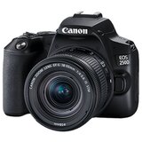 Canon Digitalni SLR fotoaparat EOS 250 D 25.80 MPix Crna 4K-Video, Bluetooth, Mobilni okretni zaslon , WiFi | Eponuda.ba