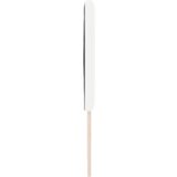 vidaXL Naslon za glavo Preprost dizajn Čista bela 90 cm Umetna usnja | Shoptok.si
