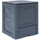 vidaXL Vrtni kompostnik 60x60x73 cm 260 L siv Cene