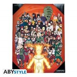Abystyle Naruto Shippuden - Platno - Groupe (30x40), (21241348) | Shoptok.si