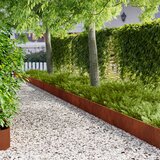  Ograda oko Travnjaka 10 pcs 103 x 25 cm Čelik Rđa | shoptok.hr