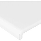 vidaXL LED posteljno vzglavje belo 147x16x118/128 cm umetno usnje | Shoptok.si