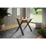 MID.YOU JEDILNA MIZA, črna, hrast sonoma | Shoptok.si