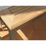 Ambia Garden VRTNA MIZA les, kovina antracit, naravne barve | Shoptok.si