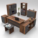 Woody Fashion Kancelarijski set Braon-Antracit Cijene