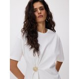 Reserved LADIES` T-SHIRT - krem | shoptok.hr