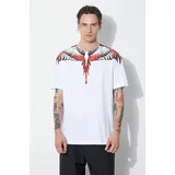 Marcelo Burlon Pamučna majica Icon Wings Basic za muškarce, boja: bijela, s tiskom, CMAA056S24JER0010125
