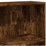 vidaXL Knjižna omara dimljeni hrast 80x30x189 cm inženirski les | Shoptok.si