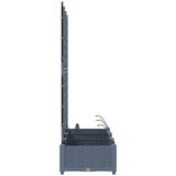  Vrtna saksija 3 pcs Svijetlo siva 120 x 40 x 126 cm Plastika | Eponuda.ba