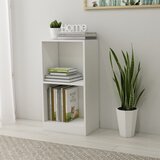  Polica za knjige bijela 40 x 24 x 75 cm od konstruiranog drva Cijene