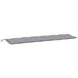  Jastuci za vrtnu klupu 2 kom sivo 200x50x7cm tkanine Oxford | shoptok.hr
