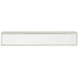 Hammel Furniture Bela/mentolno zelena TV omarica 133x22x32,5 cm Mistral – Cene