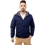 Glano Men's reversible jacket - dark blue Cene
