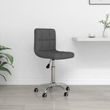 Maison Chic Vrtljiv pisarniški stol - računalniški stol temno sivo blago, (21784408) | Shoptok.si