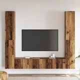  6-dijelni zidni set TV ormarić konstruirano drvo | shoptok.hr